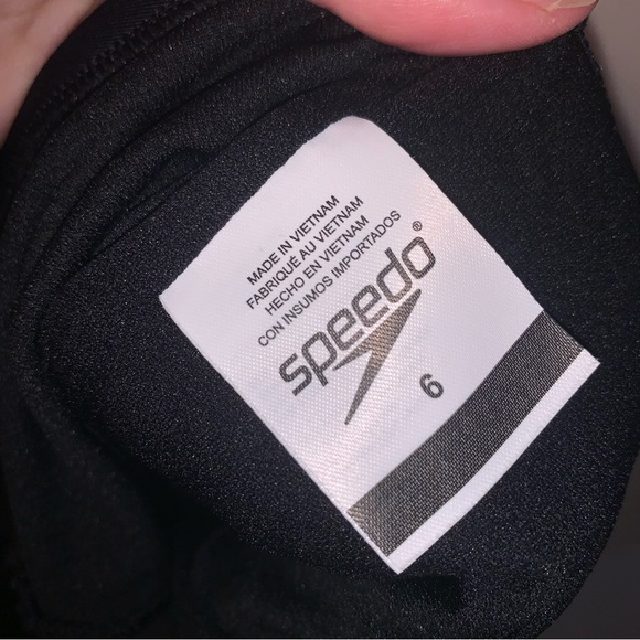 Speedo Black One Piece Bathing Suit 6 - Picture 4 of 11